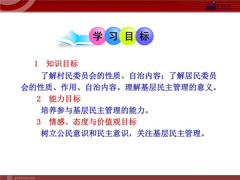 课件PPT 高中政治新课程课件：1.2.3 民主管理：共创幸福生活（人教必修2）02