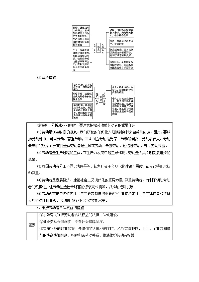 2021高考政治二轮复习突破3收入分配与社会公平第1课时客观题满分固本学案03