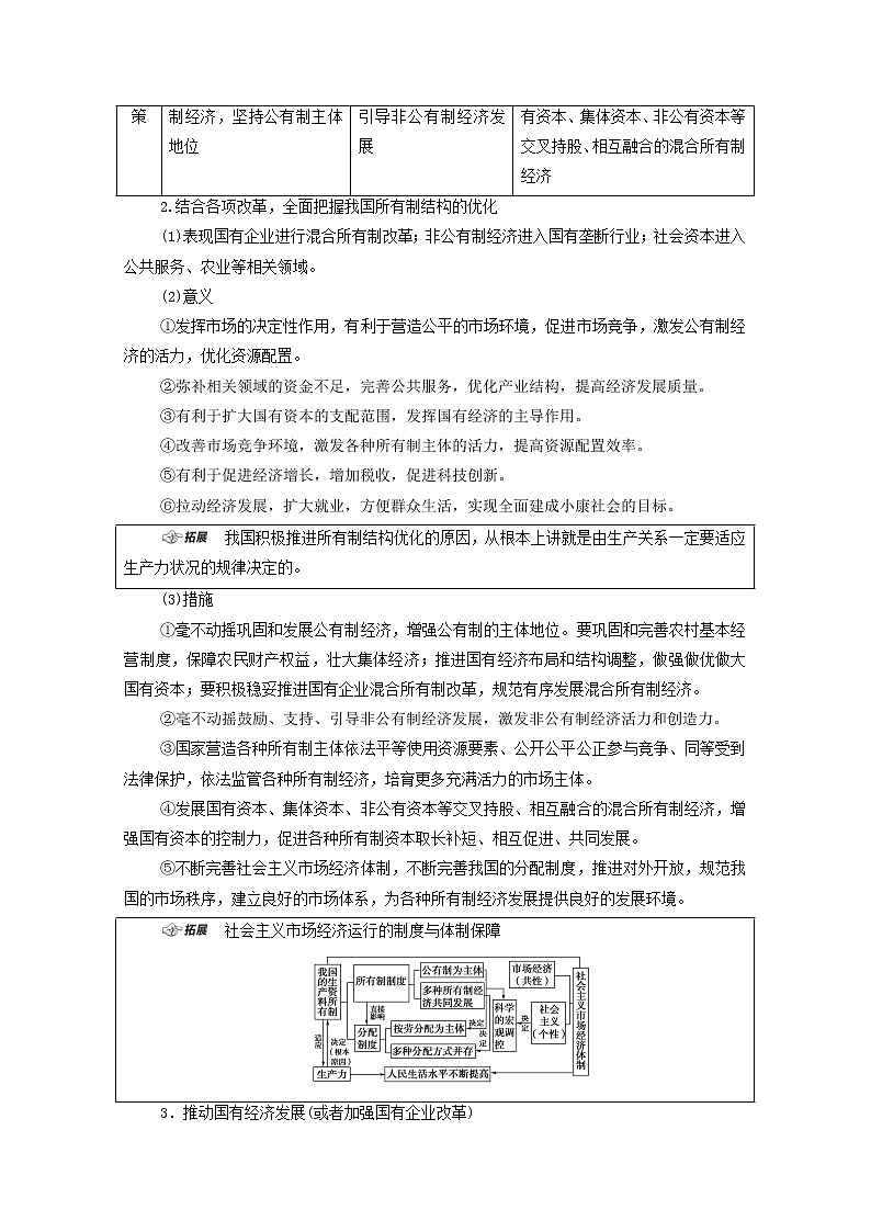 2021高考政治二轮复习突破2经济制度与生产经营第1课时客观题满分固本学案03