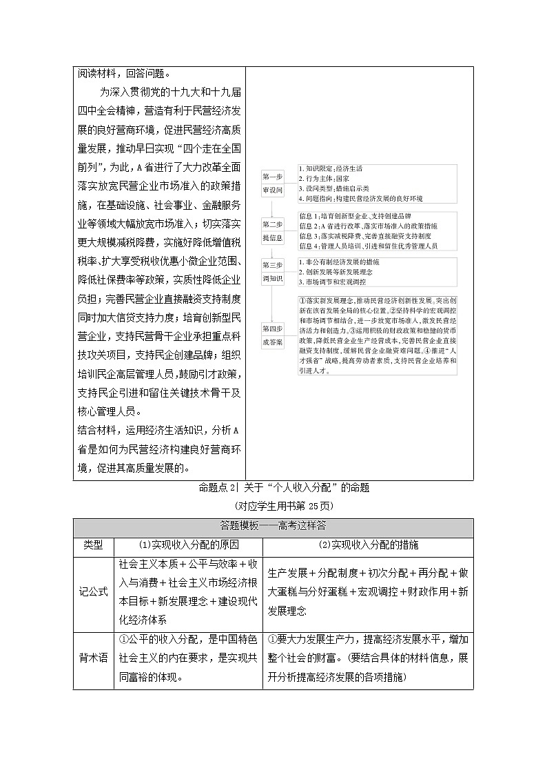 2021高考政治二轮复习突破2经济制度与生产经营第2课时主观题增分提能学案03