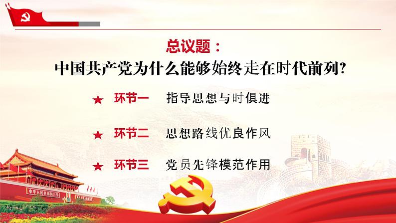 课件 视频 2.2始终走在时代前列课件（含课件教学设计视频素材）03