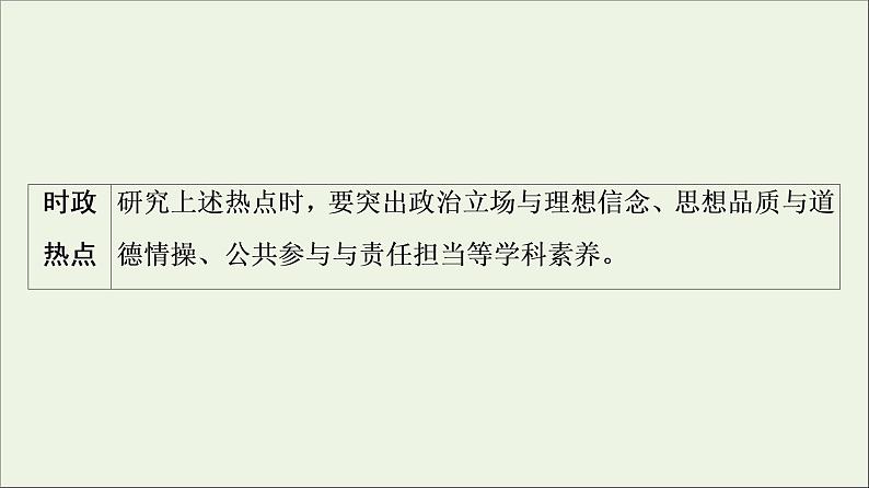 课件 2021高考政治二轮复习第1部分专题整合突破9中华文化与文化强国第1课时客观题满分固本课件04