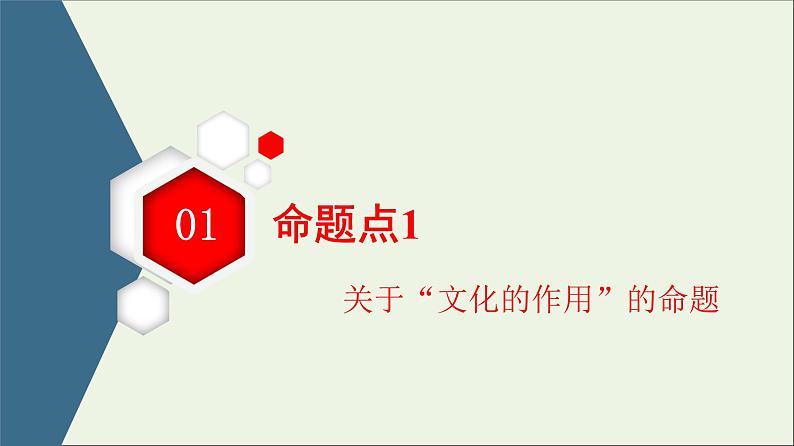 课件 2021高考政治二轮复习第1部分专题整合突破8文化作用与文化发展第2课时主观题增分提能课件第3页