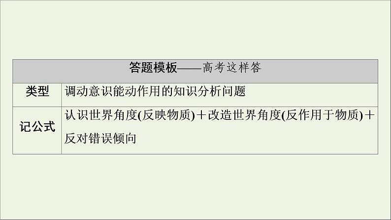 课件 2021高考政治二轮复习第1部分专题整合突破10探索世界与追求真理第2课时主观题增分提能课件第4页