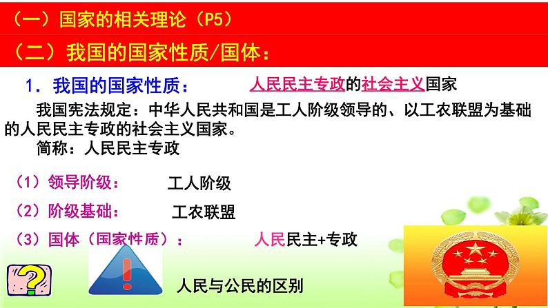 1.1 人民民主专政：本质是人民当家作主- 2019-2020学年2月高一政治同步【自学课件】人教版必修204