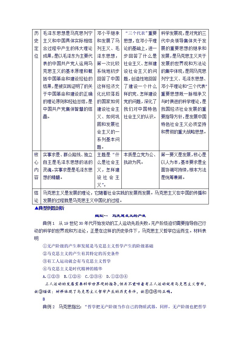 高中政治四步教学法（人教版，必修4）：3.2 哲学史上的伟大变革 第2步-讲第2页