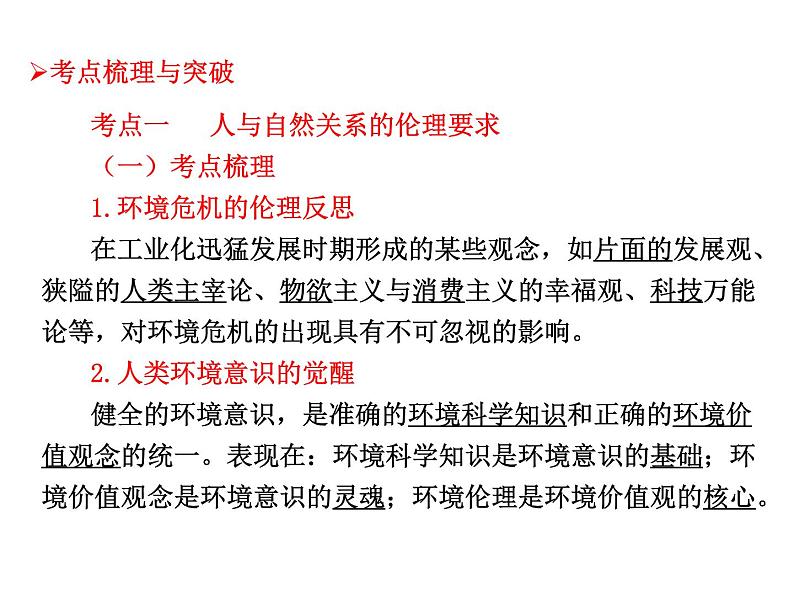 课件：选修6 专题5 对环境的伦理关怀03