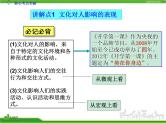 人教版高中政治复习课件：3-1.2文化对人的影响