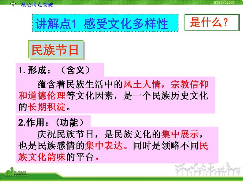 人教版高中政治复习课件：3-2.3文化的多样性与文化传播第5页