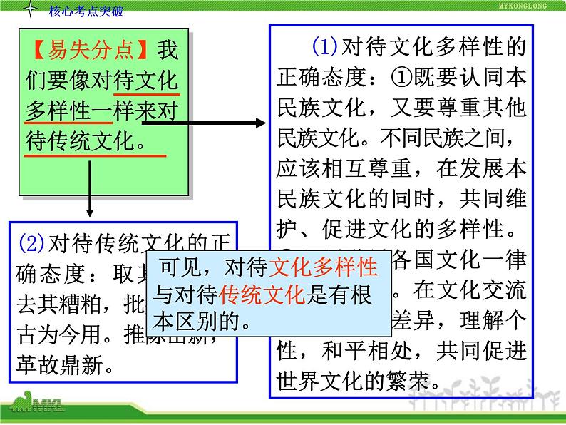 人教版高中政治复习课件：3-2.4文化的继承性与文化发展08