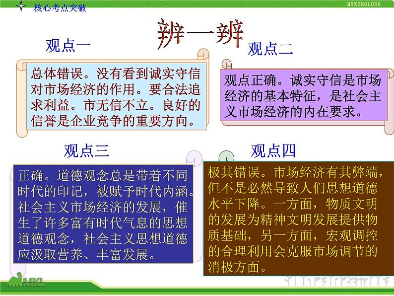 人教版高中政治复习课件：3-4.10文化发展的中心环节07