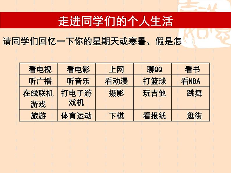 高二政治课件：8.1色彩斑斓的文化生活（新人教版必修3）05