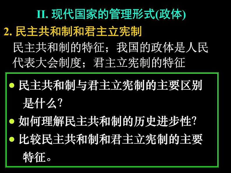 高中政治课件：现代国家的管理形式07