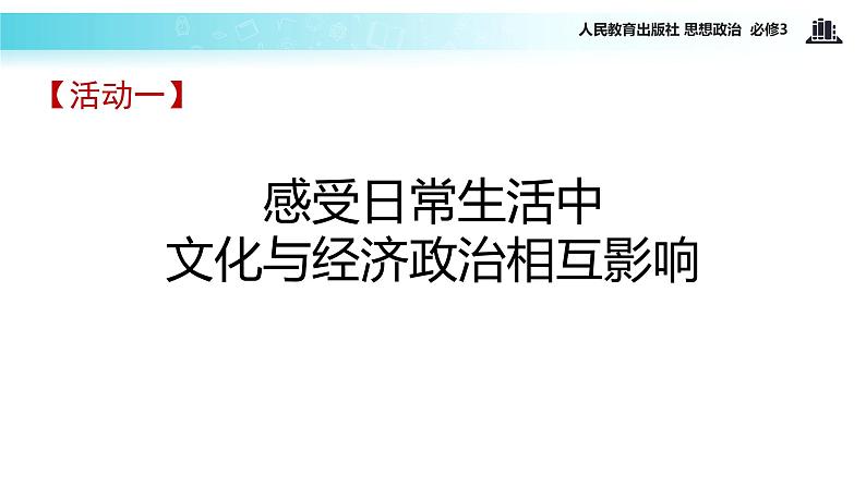 探究式教学【教学课件】《文化与经济、政治》（思想政治人教必修3）04