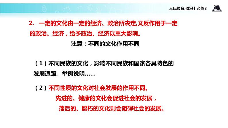 【教学课件】《文化与经济、政治》（人教）06