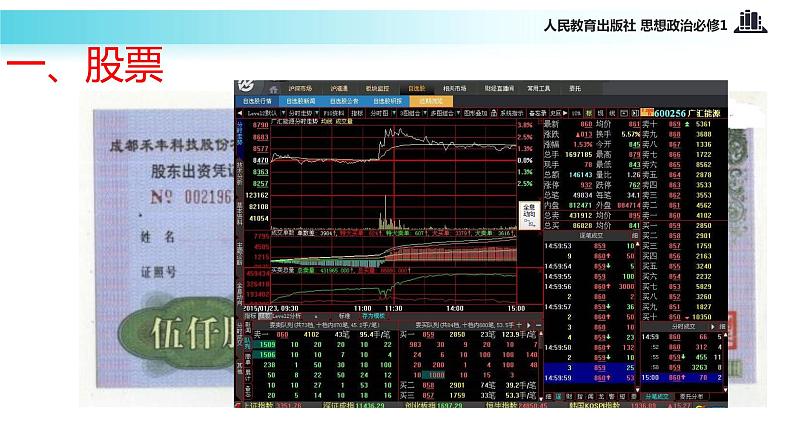 【教学课件】《股票、债券和保险》（思想政治人教必修1）04