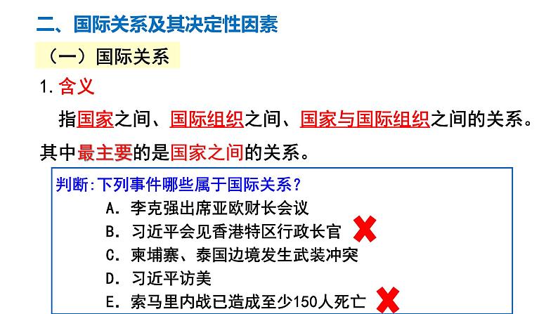 人教版（新课标）高一政治思品 9.2 《坚持国家利益至上》课件05