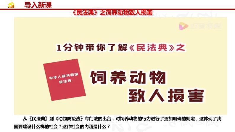 高中 政治思品 人教统编版 必修3 政治与法治  第三单元 8.3 法治社会 课件05