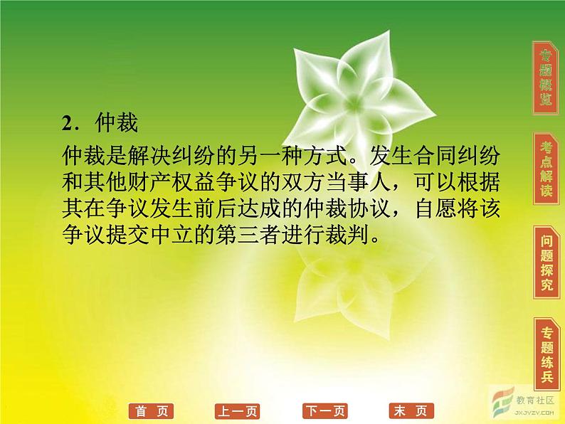 高三政治选修5一轮复习课件：专题6 法律救济08