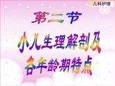 《儿科护理》第1章 第2节 小儿生理解剖及各年龄期特点 课件