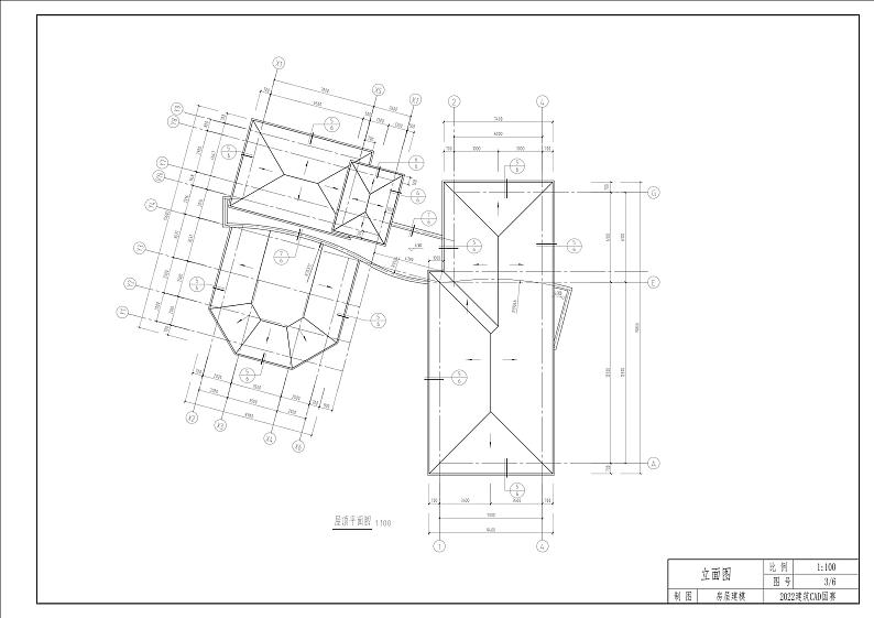 2022年全国职业院校技能大赛中职组 建筑CAD赛项模拟赛题（word版）03
