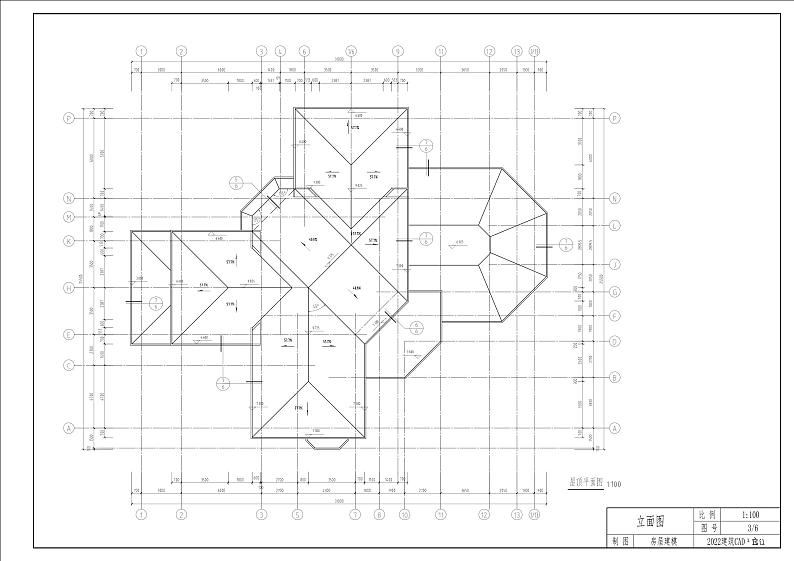 2022年全国职业院校技能大赛中职组 建筑CAD赛项模拟赛题（word版）03