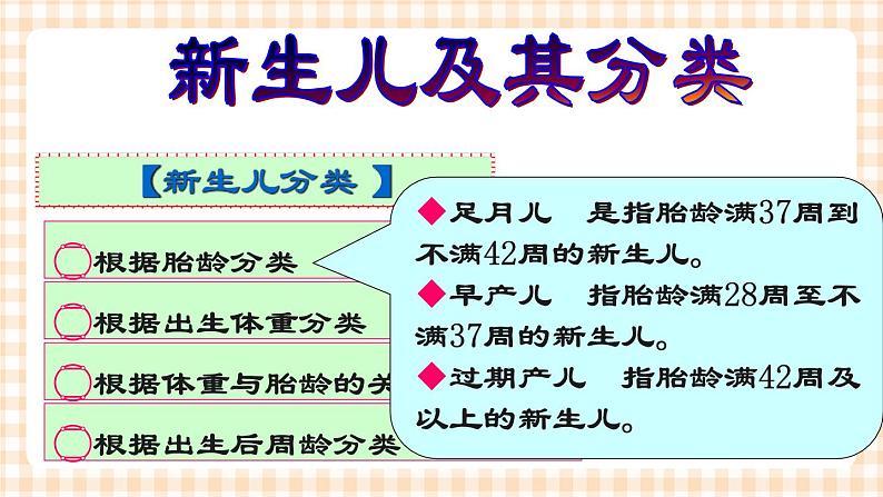 第5章 第1节 新生儿及其分类 课件+学案05