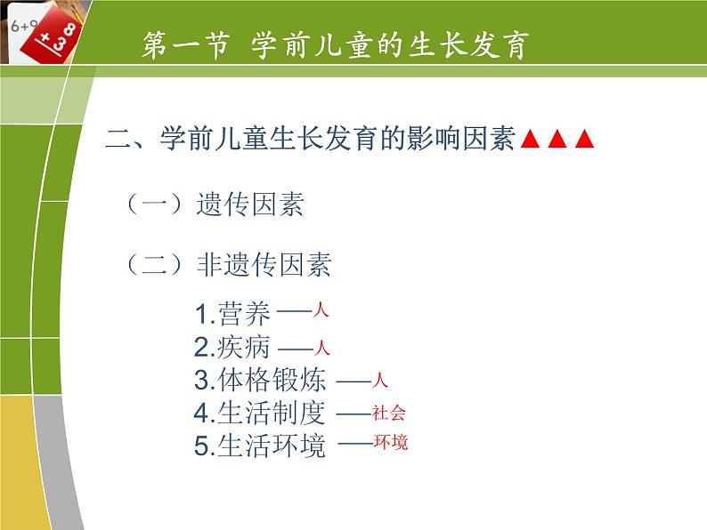 第二章  学前儿童生长发育评价与健康检查课件PPT06