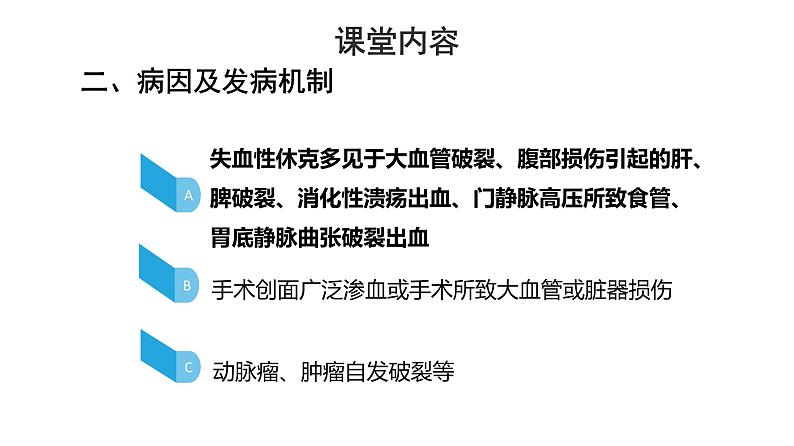 人民卫生出版社-外科护理学第4版-第4章第二节失血性休克病人的护理-课件PPT08