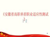 高职单招职业适应性能力（2）课件PPT