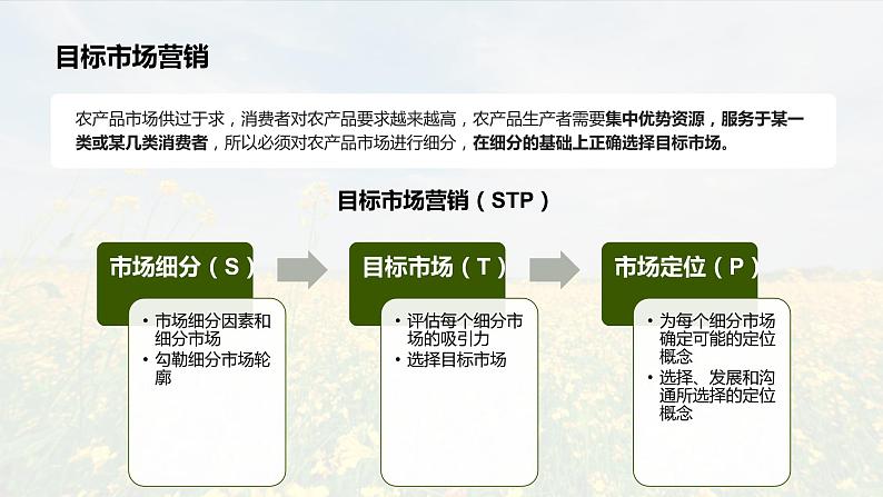 《农产品营销实务》课件 项目5 农产品市场细分及定位05