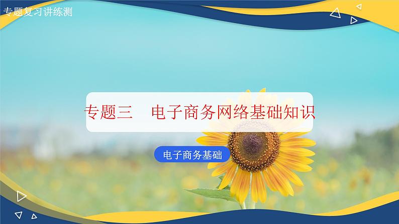 专题三电子商务网络基础知识（课件）职教高考电子商务专业《电子商务基础》专题复习讲练测01