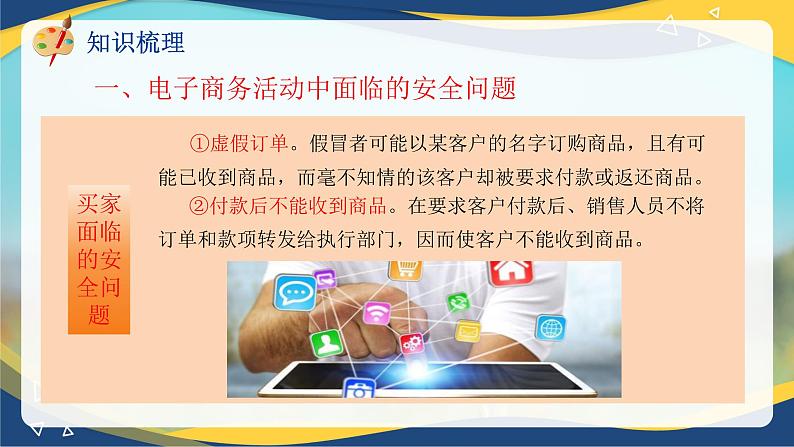 专题八电子商务安全知识（课件）职教高考电子商务专业《电子商务基础》专题复习讲练测第6页