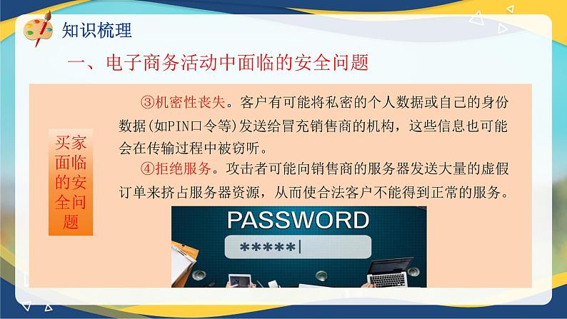 专题八电子商务安全知识（课件）职教高考电子商务专业《电子商务基础》专题复习讲练测第7页