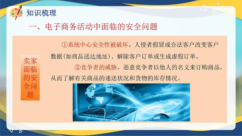 专题八电子商务安全知识（课件）职教高考电子商务专业《电子商务基础》专题复习讲练测第8页