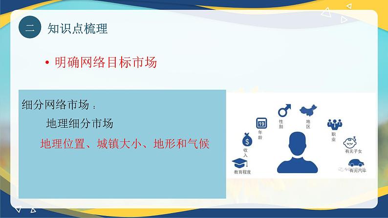 专题五网络目标市场分析（课件）职教高考电子商务专业《网络营销实务》08