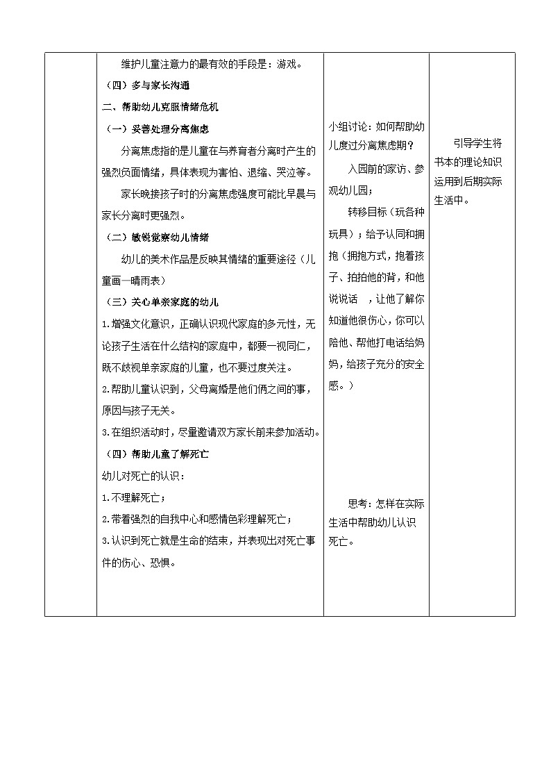 第六章第二节积极促进幼儿的心理健康（教案）-《幼儿心理学》（人教版第二版）第3页