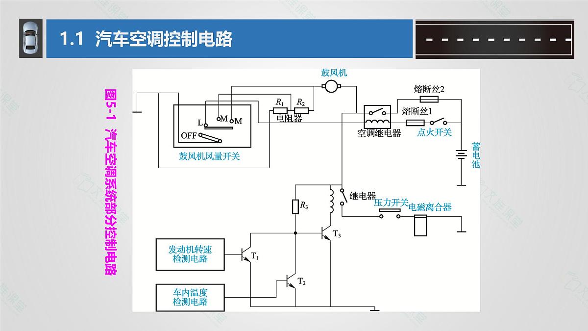 中职专业课 汽车空调结构与维修 项目五  汽车空调控制系统的检修课件PPT第7页