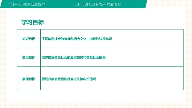 1.1.2《信息社会特征和发展趋势》课件+教案+习题+任务书03