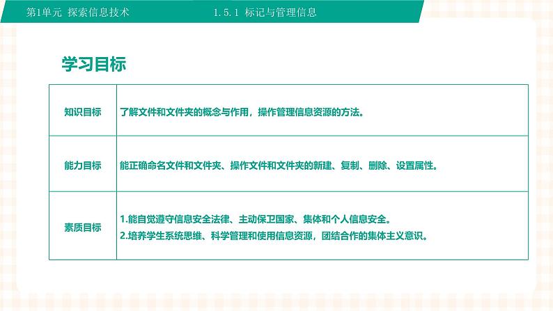 1.5.1《标记与管理信息》课件+教案+习题+任务书03