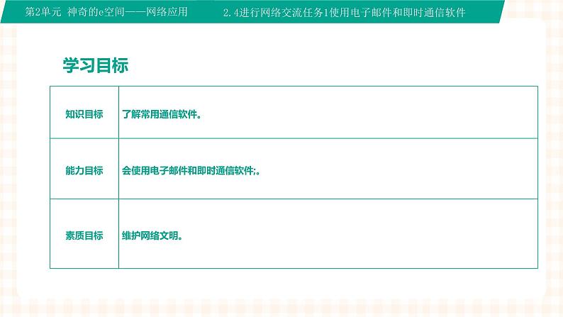 2.4.1《使用电子邮件和即时通信软件》课件+教案+习题+任务书02