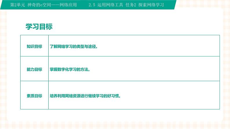 2.5.2《探索网络学习》课件+教案+习题+任务书02