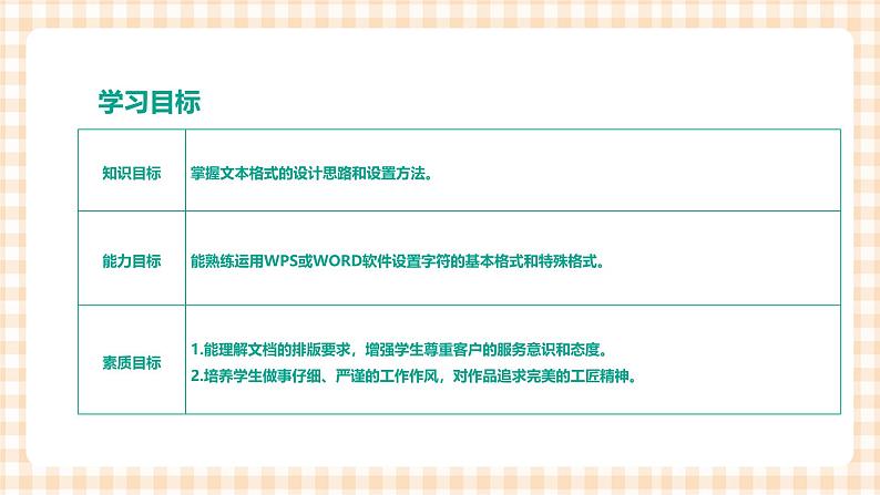 3.2.1《 设置文本格式》课件+教案+习题+任务书03