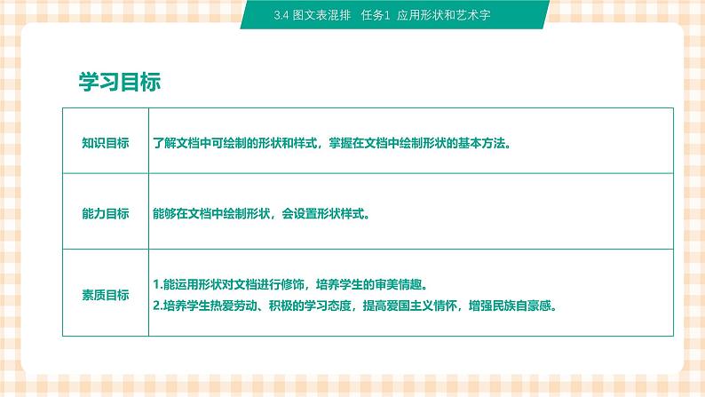 3.4.1《应用形状和艺术字》课件+教案+习题+任务书02