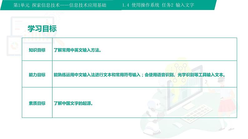 【中职专用】中职高中信息技术  高教版2021 基础模块上册 1.4.2输入文字（课件）02