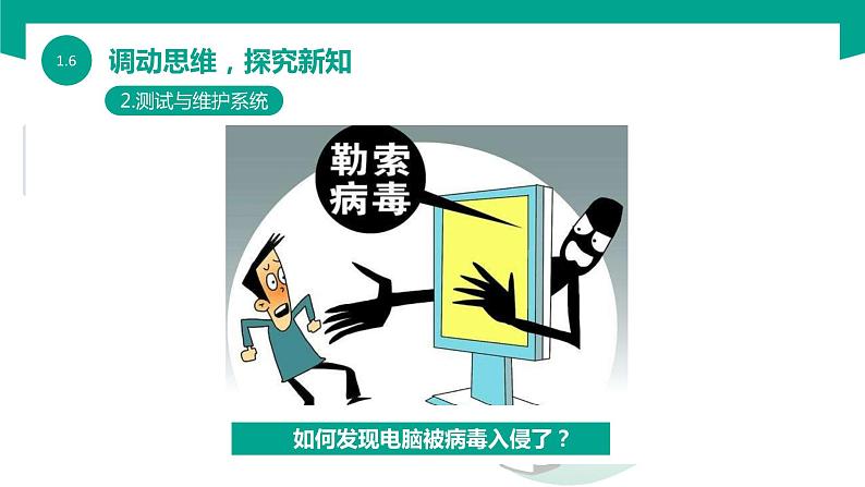 【中职专用】中职高中信息技术  高教版2021 基础模块上册 1.6 维护信息系统（课件）08