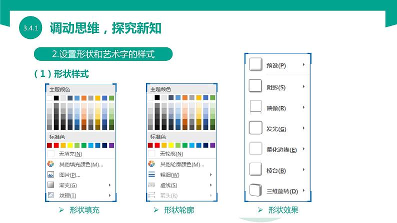 【中职专用】中职高中信息技术  高教版2021 基础模块上册 3.4.1应用形状和艺术字（课件）08