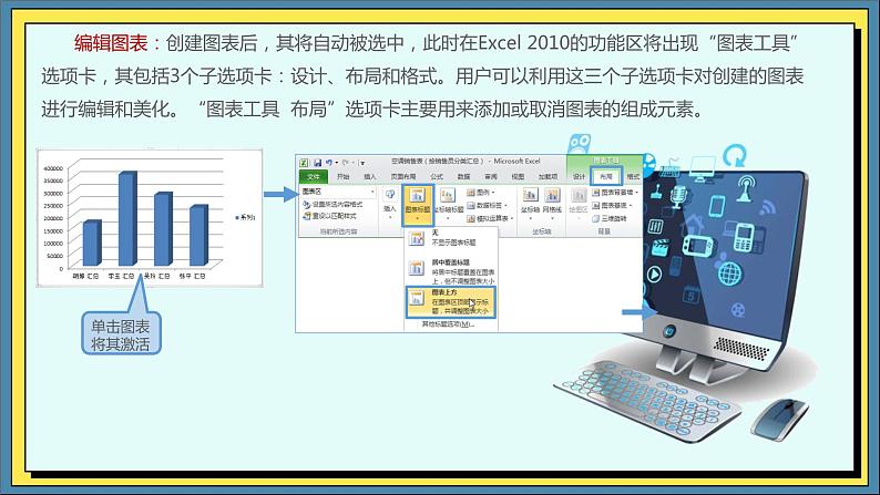 08高教版信息技术《4.3分析数据 任务一 使用图表》PPT课件和教案04