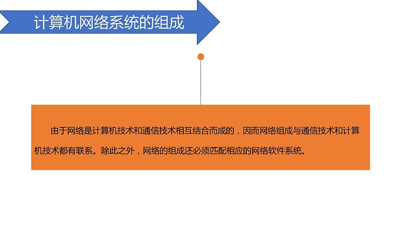 03高教版 中职 信息技术  计算机网络技术   第一章 计算机网络概述 1.3计算机网络的系统组成课件PPT01