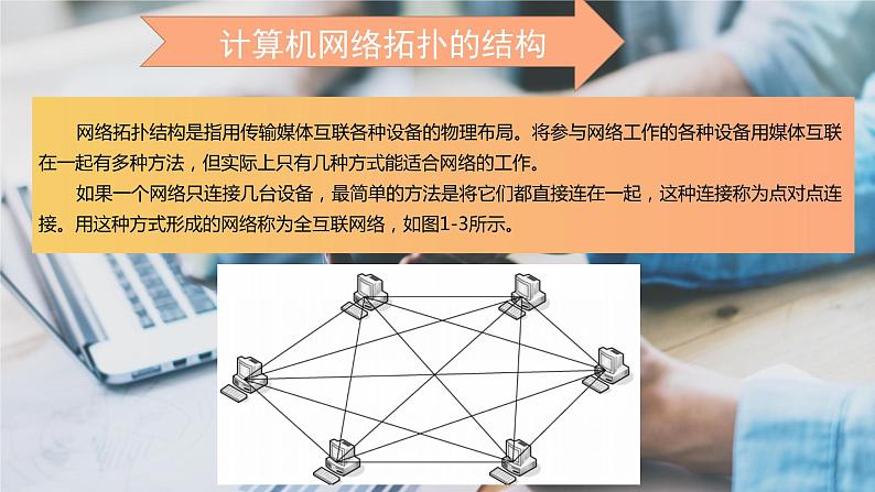 08高教版 中职 信息技术 第三章  计算机网络技术基础  3.1计算机网络的拓扑结构课件PPT01